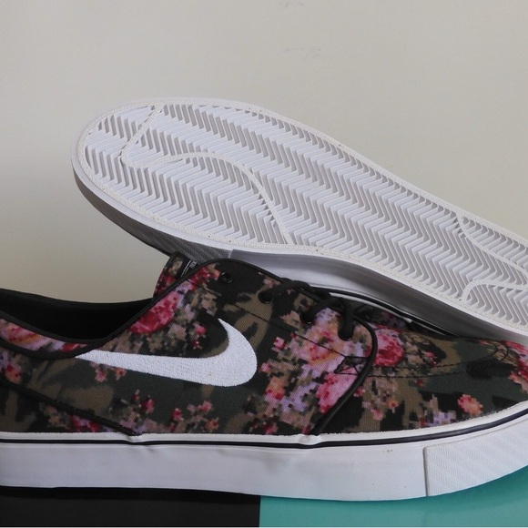 NIKE SB ZOOM STEFAN JANOSKI PR "DIGI FLORAL" MULTI COLOR-BLACK SZ 11.5 - Picture 4 of 12